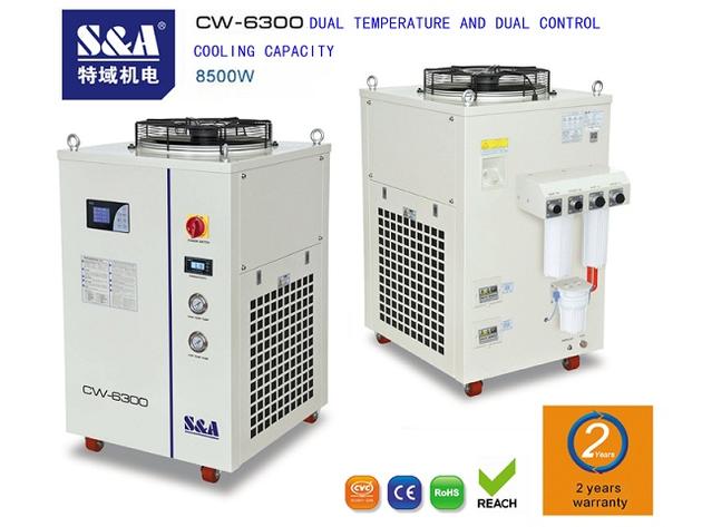 S&A air/water chiller for cooling IPG laser with 2 years warranty