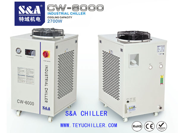 Industrial water chiller CW-6000 for light led scanner