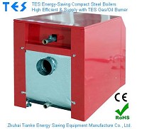 Compact Steel Boiler Gas Oil Fired Burner CE RoHS ISO 9001 approved