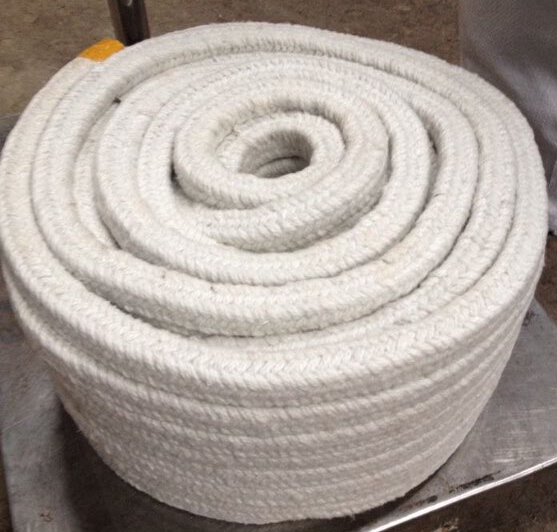 Heat Insulation Rope With Stainless Steel Reinforced Braided Square Ceramic Fiber Rope