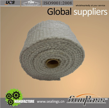 Insulation Tape Ceramic Fiber Tape Fireproof Material Tape From TENGLON