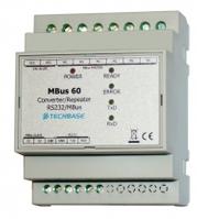 MBUS60 RS232 to MBus level converter/repeater