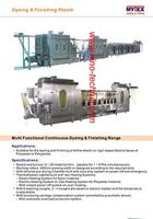 narrow fabric dyeing and finishing machine 