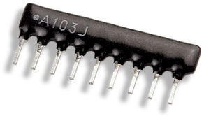 SIP Thick Film Network Resistor