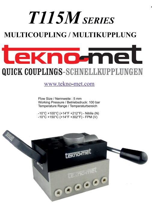 Sell offer for T115M multi quick couplings