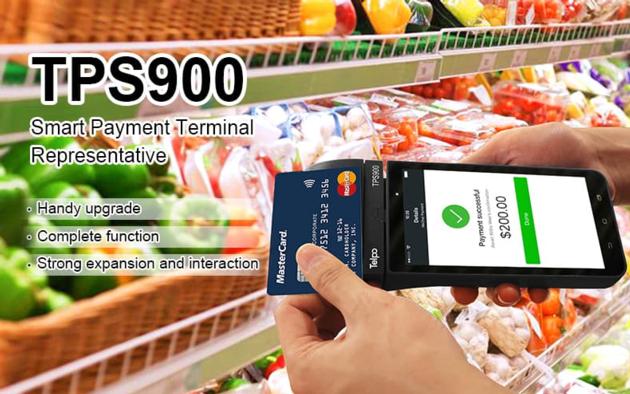 TPS900 Smart POS Android EMV PCI EFT POS Machine