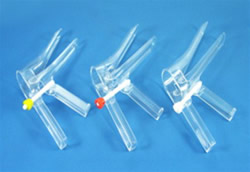 vaginal speculum with side screw