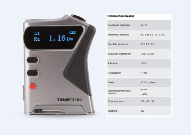 Best Price Surface Roughness Tester TIME¬3100 with two OLED Indicators