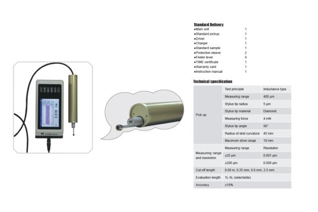 Top Quality Surface Roughness Tester TIME¬3223 from TIME Testing Instruments