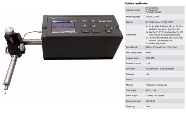 ISO Certified Surface Roughness Waveness Profile Tester TIME¬3231
