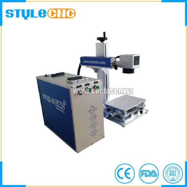 2017 newest 30W Portable MOPA color fiber laser engraving  CNC machine