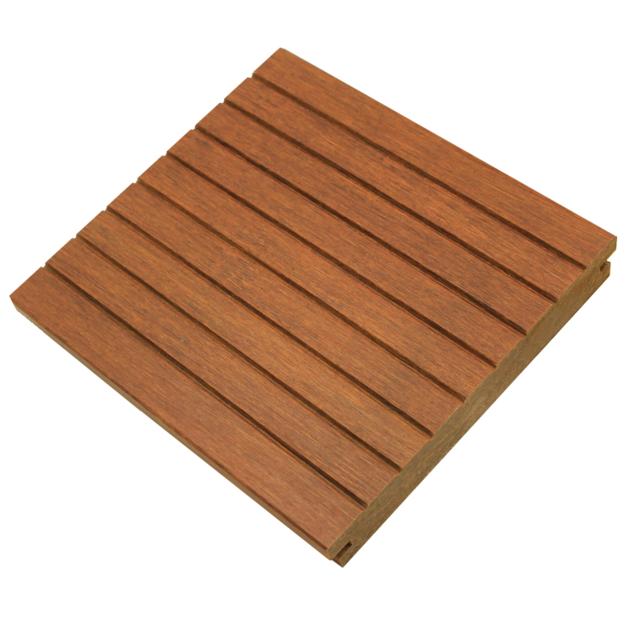 Light Carbonized Outdoor Bamboo Decking Board