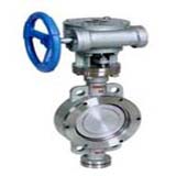 Hard Seated Butterfly Valve With Gear