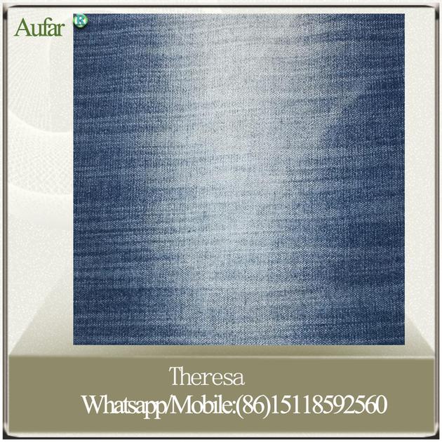 A897 Rolls of bangladesh colored fake knitted denim fabric