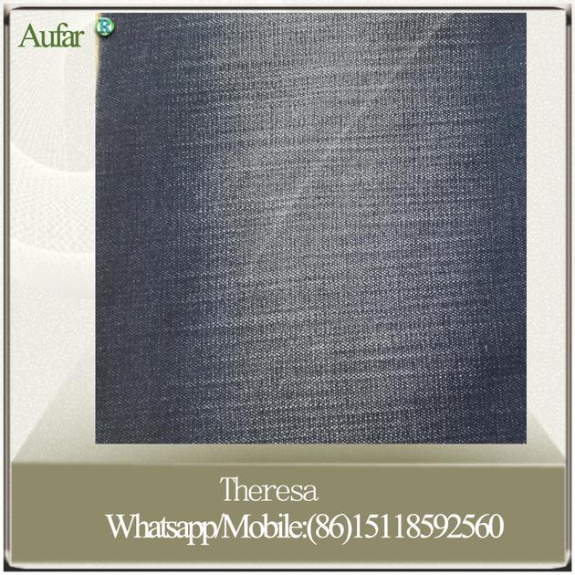 Guangdong denim textile 11.8oz fake knitted denim fabric