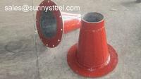 Ceramic Lined Reducer Pipe with flange