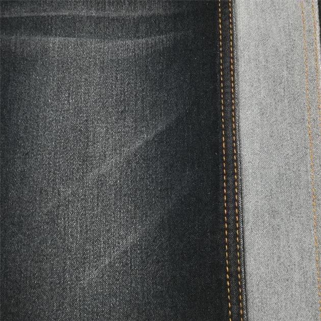 Stone wash stock lot stretch denim fabric
