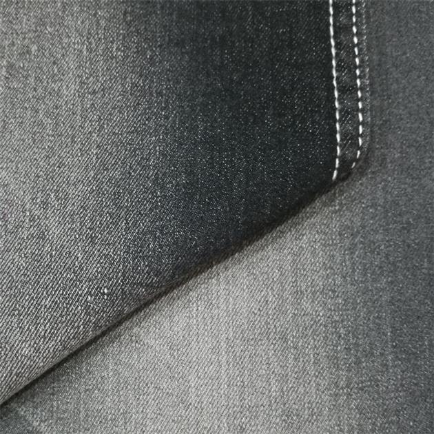 Black 8 2oz Lycra Denim Fabric