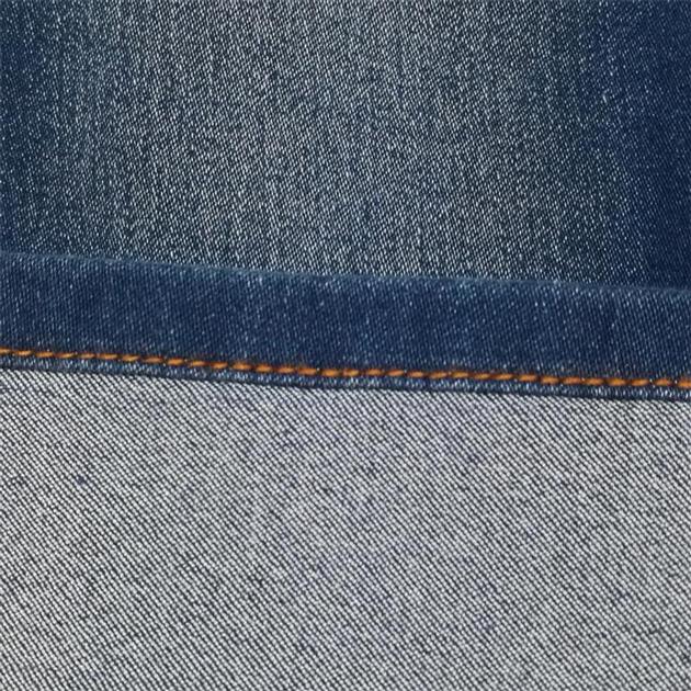 Wholesale Satin Indigo Lycra Denim Fabric