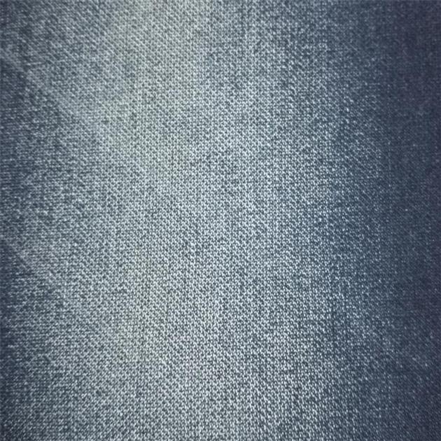 Bangladesh jaquard strips fake knitted denim fabric