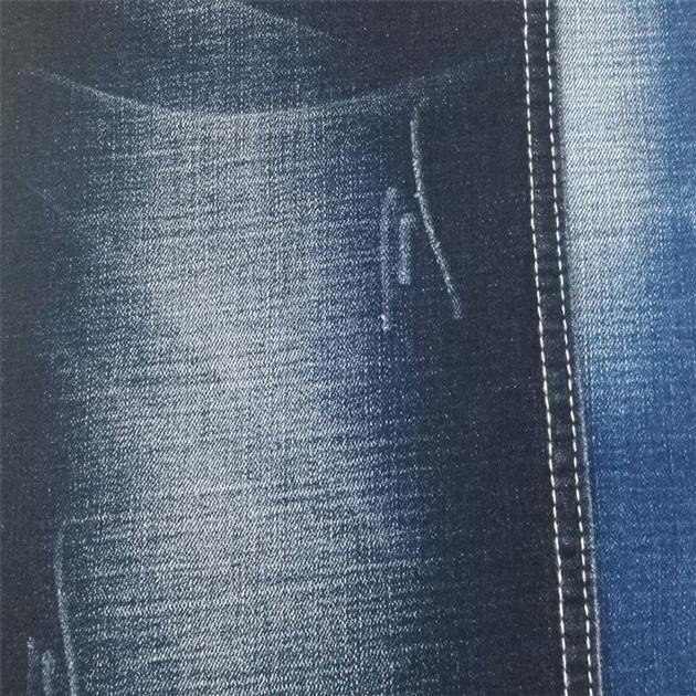 A867-9 Dark blue full bamboo tr denim fabric