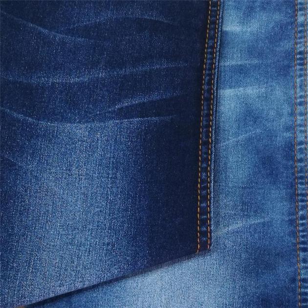 A788 Blue&black lightweight tr denim fabric