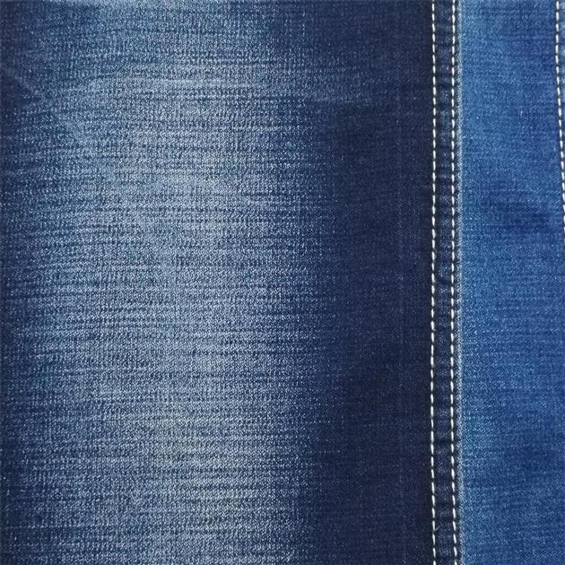 A878 1 Blue Dobby Stretch Denim