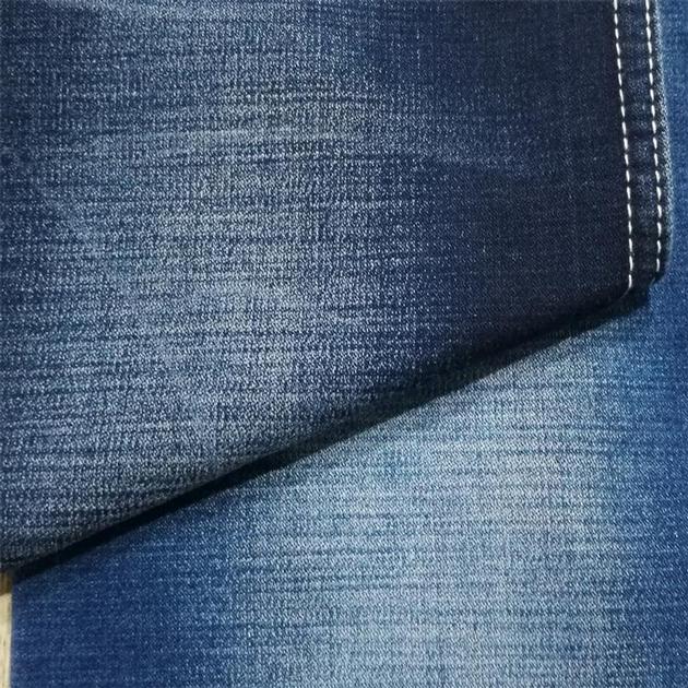 A878 1 Blue Dobby Stretch Denim