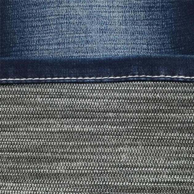 A878 1 Blue Dobby Stretch Denim