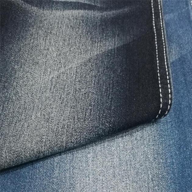 B250 Wholesale Blue Satin Stretch Denim