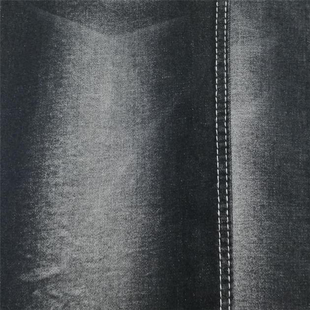 A883 3 Woven Black Satin Cotton