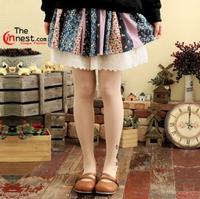 Mori Girls Cute Multi Color Layered Lace Edging Short Dresses for Ladies - See more at: http://www.t