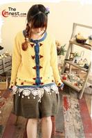 2013 Japan Mori girl sweet wool flower cardigan