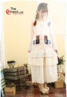 2013 Japan Mori girl chiffon long sleeve blouse