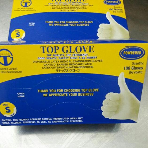 Top Glove Powdered Disposable Nitrile & Latex Gloves
