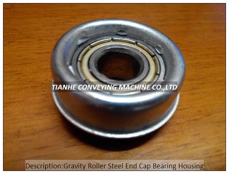 Gravity Roller Steel End Cap Bearing Housing, Gravity Roller Steel End Cover
