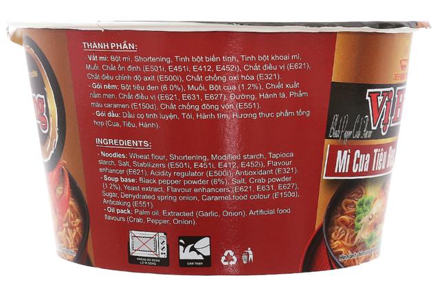 Black Pepper Crab Flavour Instant Noodles