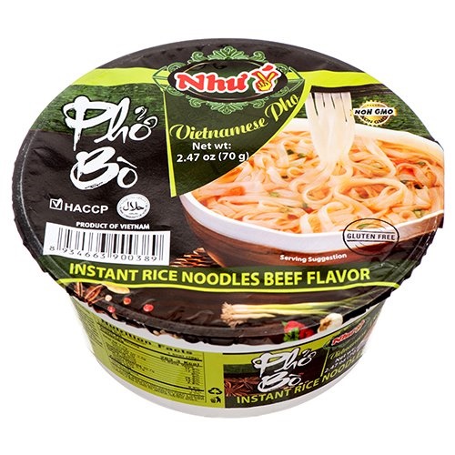 INSTANT RICE NOODLES IN BOWL 70GR (PHO)