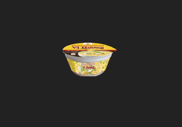 Chicken Flavour Instant Noodles in Bowl