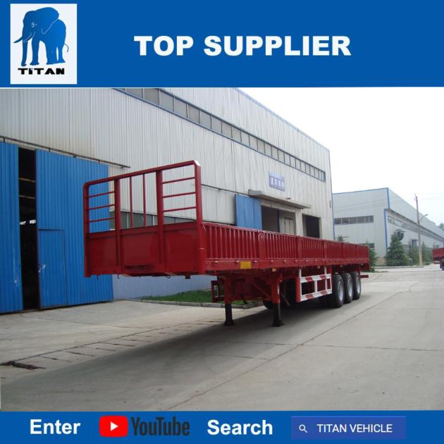 Side Wall Semi Trailer In Truck