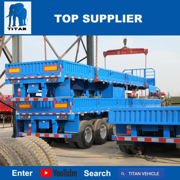 TITAN VEHICLTITAN 4 Axles Flatbed Trailer