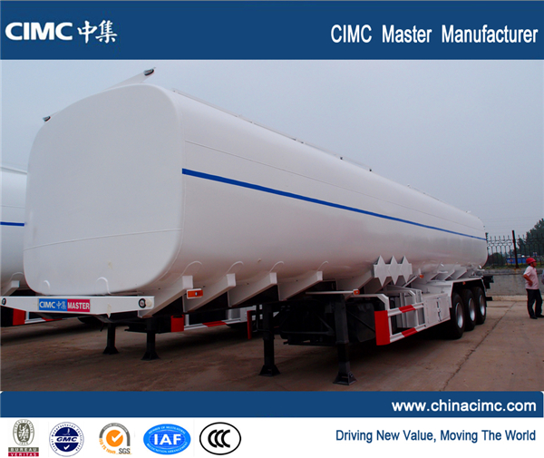 Cheap pricre petrol 3 axle oil Fuel tank semi trailer , 50000 liters Oil Fuel Tanker Trailer for sal