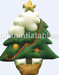 inflatable christmas tree