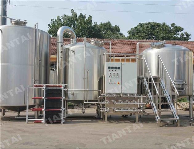 4 bbl Copper mashing equipment