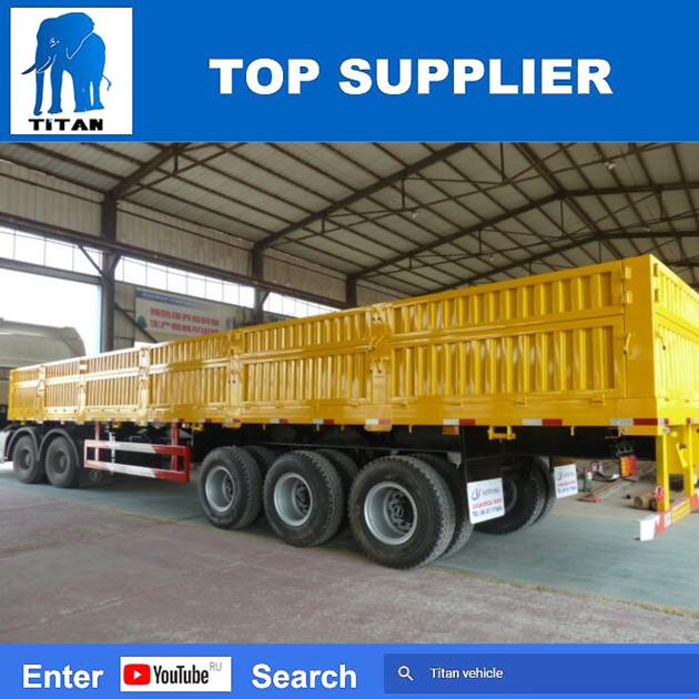 TITAN 3AXLE transport steel side wall semi trailer
