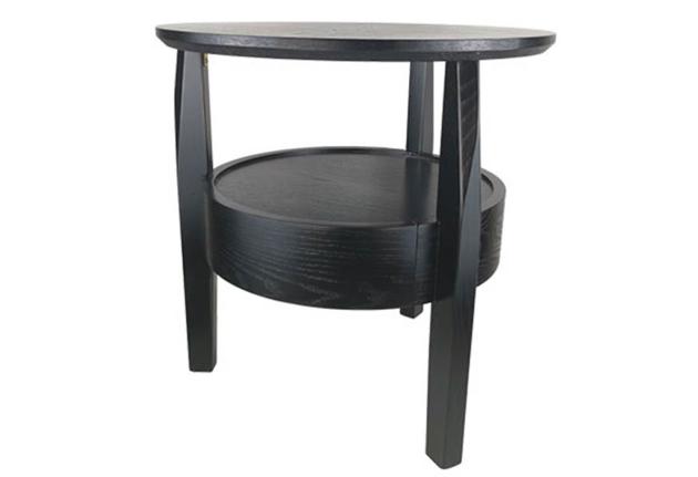 Round Modern Coffee Tea End Table