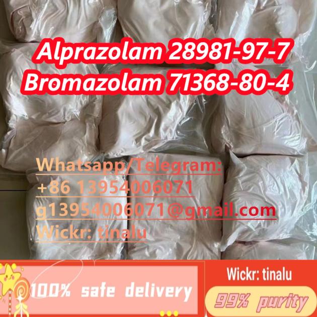 Hot sale Alprazolam CAS 28981-97-7 Bromazolam CAS 71368-80-4