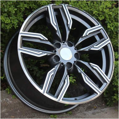 19 inch alloy wheel for bmw M760 Li replica gun grey colour face