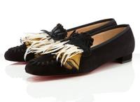 christian louboutin Croc Woodoo Flat