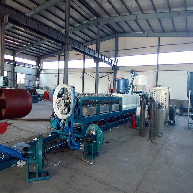 pearl cotton pe foam  extrusion making plant
